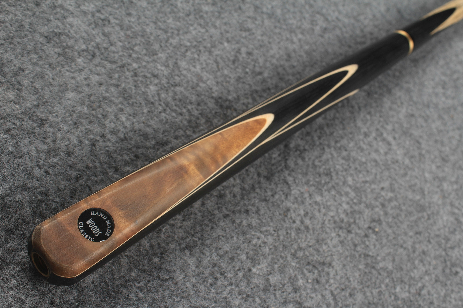 woods 3/4 handmade ash  8 ball pool cue #3688