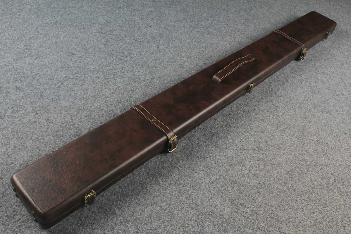 handmade 3 compartments quality wide 3/4 cue case