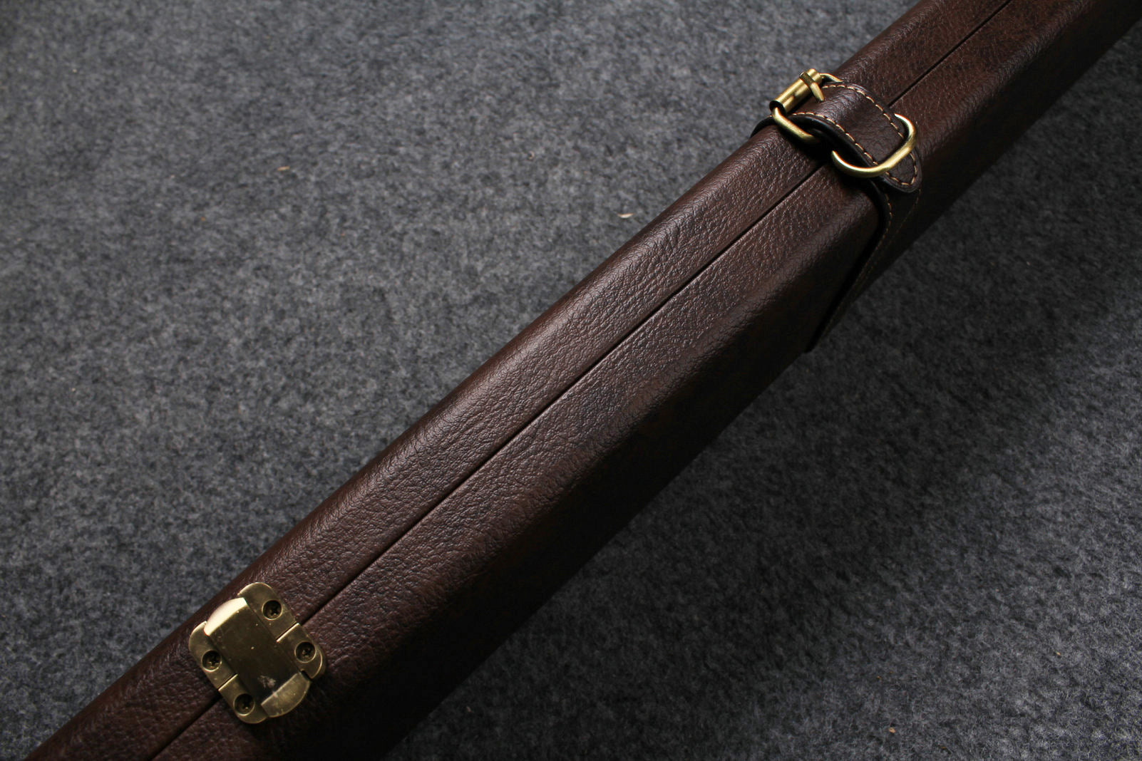 handmade 3 compartments quality wide 3/4 cue case